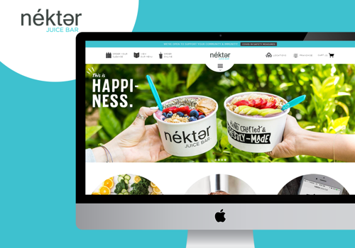 E-Commerce Development Package Example: Nekter Juice Bar - Shopify Plus Store