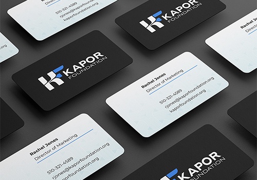 Branding Package Example: Kapor Foundation branding and website development