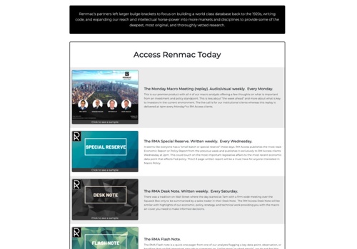 E-Commerce Development Package Example: Renmac Access