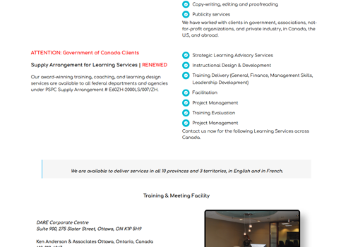 Web Design Package Example: Full Website Redesign for Ken Anderson & Associate