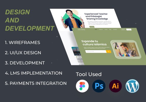 UX/UI Design Package Example: Desing and Development Of LMS