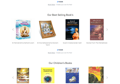 Web Design Package Example: Ecwid Ecommerce Site