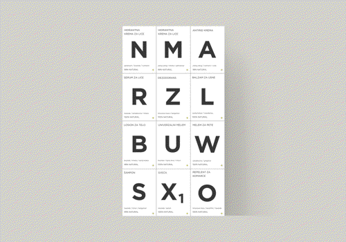 Branding Package Example: KOOZMETIK Identity, Packaging & Website design