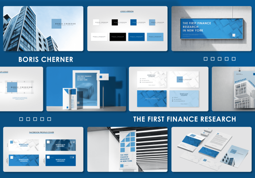UX/UI Design Package Example: Branding & logo design for a Mortgage Lender