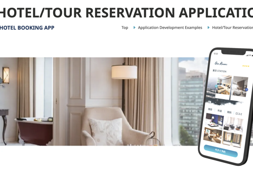 Mobile App Development Package Example: Hotel/Tour Reservation application