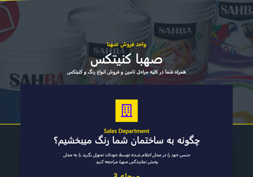 Web Design Package Example: Web Design For Sahba