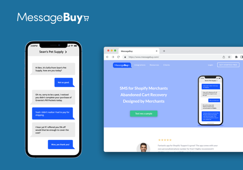Web Development Package Example: MessageBuy