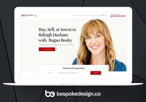 Web Design Package Example: Real Estate Agents website