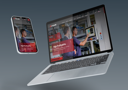 Web Design Package Example: Inpak Makina / Concept Web Design