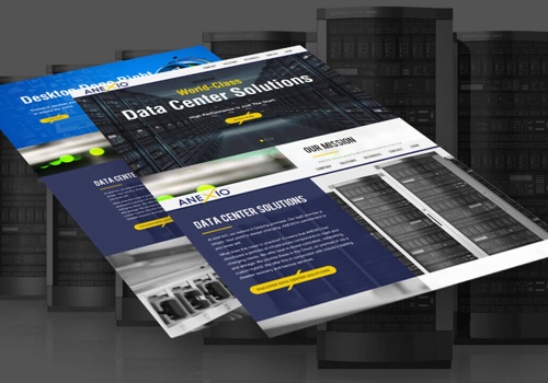 Web Design Package Example: Digital Marketing for Data Center Company