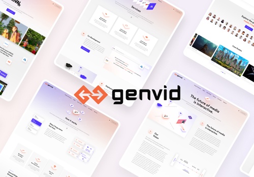 Web Design Package Example: Genvid
