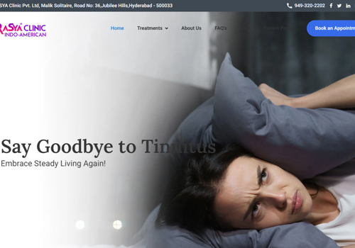 Web Design Package Example: RASYA Indo-American CLINIC