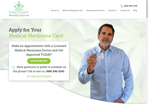 Web Design Package Example: Sanctuary Wellness Institute