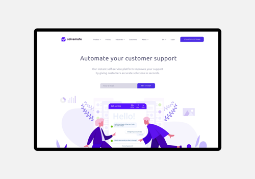 Branding Package Example: Solvemate ~ Branding + Website