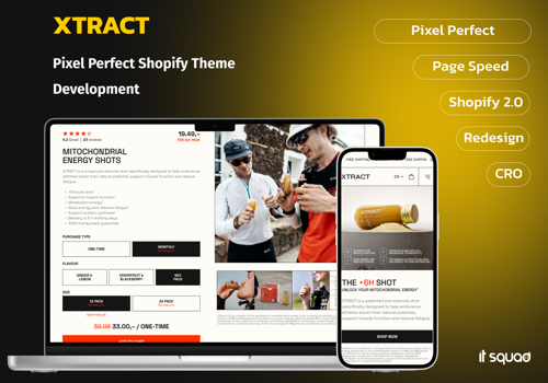 Custom Software Development Package Example: Shopify Online Store 2.0 migration and redesign