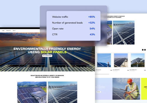 Content Marketing Package Example: Lead Generation for Solar Panel Company