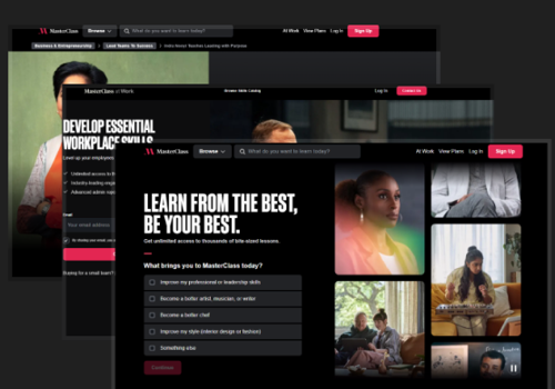 Web Development Package Example: Master Class