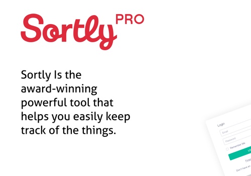 Custom Software Development Package Example: Sortly