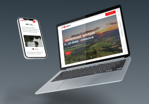 Web Design Package Example: Etna Construction / Concept Web Design