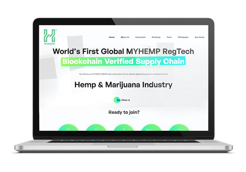 Web Development Package Example: MY HEMP: Blockchain Ecosystem for Hemp Industry
