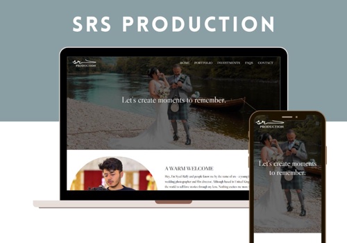Web Design Package Example: SRS Productions
