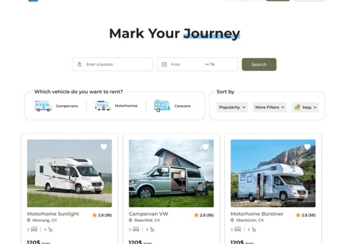 IT Managed Services Package Example: Campervan Booking System