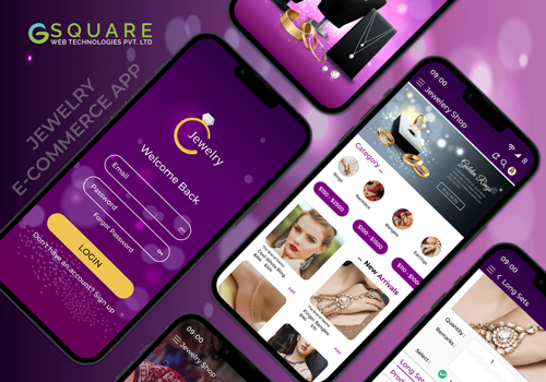 Mobile App Development Package Example: Jewellery App