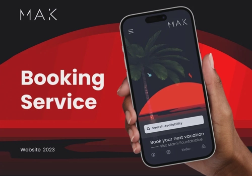 Web Design Package Example: Design & Developed a Booking Website for Rentals