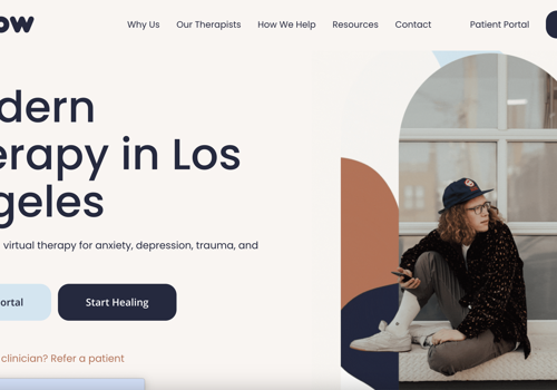 Branding Package Example: Website and Branding for Mellow Therapy