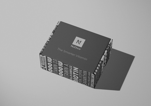 UX/UI Design Package Example: NuOnce Multivitamin - Branding / Packaging / Web