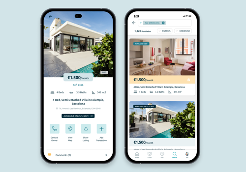 Mobile App Development Package Example: Houzit - cutting-edge prop-tech startup