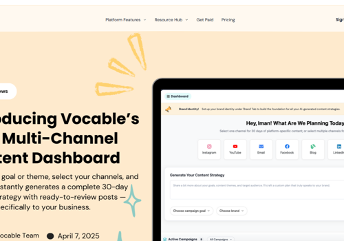 E-Commerce Development Package Example: Vocable Blog