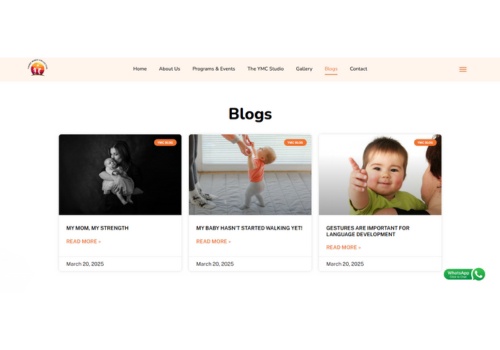 Web Development Package Example: Young Minds Collective - Early skills, smart minds