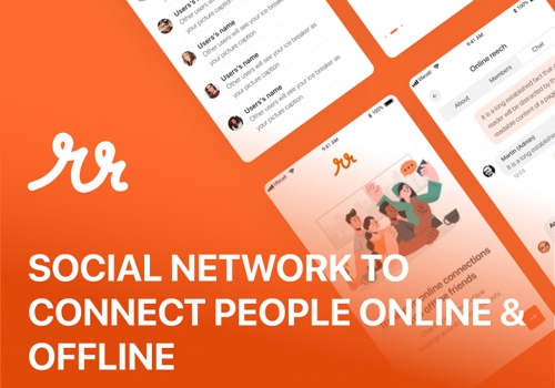 Mobile App Development Package Example: Reechr – Social Network to Connect People