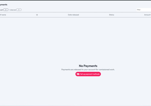 Web Design Package Example: Platform-marketplace for creators