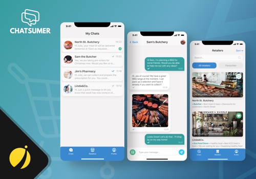 Custom Software Development Package Example: Chatsumer - Easy local shopping