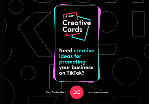 Content Marketing Package Example: TikTok Creative Cards