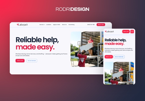 Web Design Package Example: Laborjack - Web Design & Development