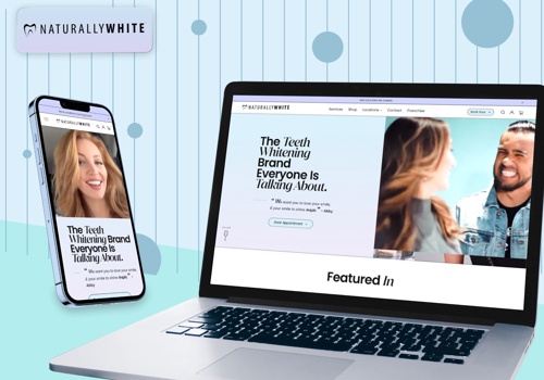 E-Commerce Development Package Example: #1 Teeth Whitening Franchise