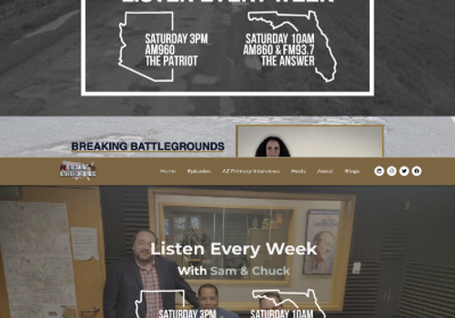 Other Digital Marketing Package Example: SEO and Website Design  for Breaking Battlegrounds