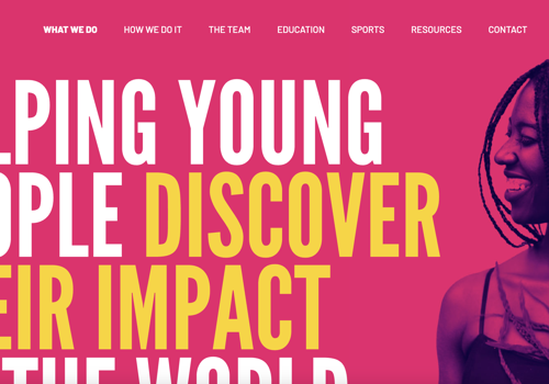Web Development Package Example: Young People Index Web Build