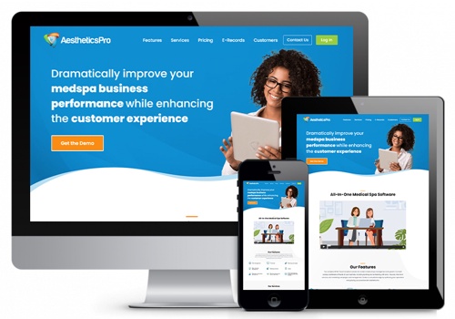 Web Design Package Example: Medical Spa Business