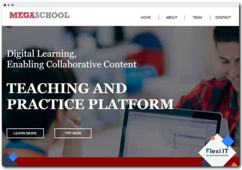 Custom Software Development Package Example: MegaSchool — Learning Content Management System