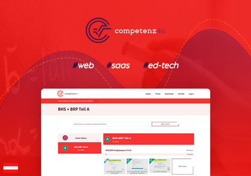 Web Development Package Example: Competenz4u - an e-learning web application