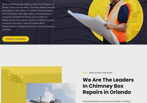 Web Development Package Example: Swamp Roofing