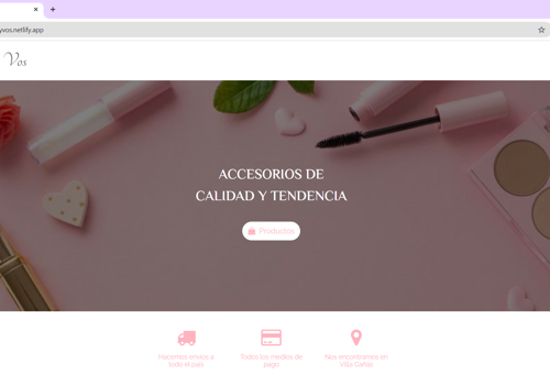 Web Development Package Example: Website "Muy Vos"