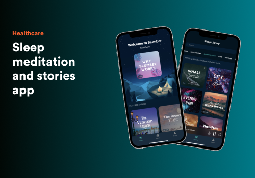Mobile App Development Package Example: Sleep meditation and stories app