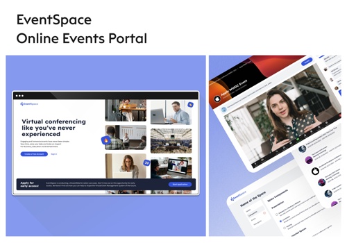 Custom Software Development Package Example: EventSpace - Virtual conferencing app