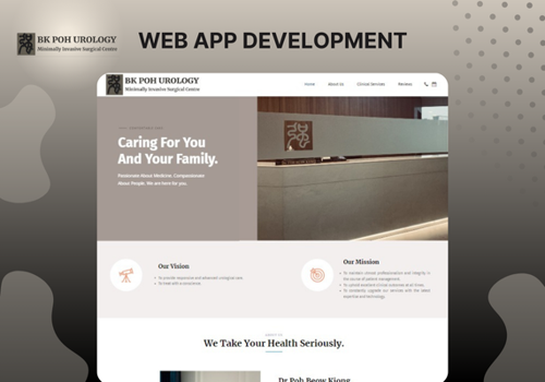 Web Design Package Example: BK Poh Urology