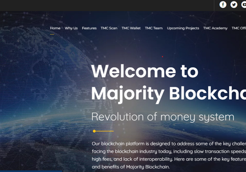 Web Design Package Example: The Majority Coin